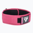 Opasok na cvičenie RDX RX1  Weight Lifting Strap ružový