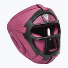 Boxerská prilba RDX Guard Grill T1 ružová