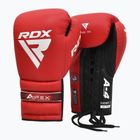 Boxerské rukavice RDX Apex Lace Up Training Sparring Boxing red