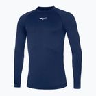 Pánske bežecké tričko Longsleeve Mizuno Uni Core navy/white