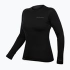 Dámske cyklistické tričko Longsleeve Endura Baabaa Merino W black