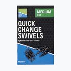 Preston Diamond Eye Match Swivels black P0220017