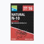 Rybárske háčiky Preston Natural N-10 15 ks čierne P0150050