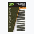 Secure Fox International Naturals Veľkosť 10 Slik Lead Clip Tail Rubber 10 ks.