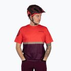 Pánsky cyklistický dres Endura Singletrack II Core aubergine