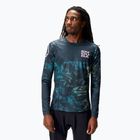 Pánske cyklistické tričko Endura Tropical Print Longsleeve Ltd grey