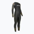 Dámsky triatlonový neoprén Zone3 Thermal Aspect Breaststroke 2,5 mm black/orange/yellow