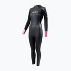 Dámsky plavecký neoprén ZONE3 Aspect Breaststroke 3,5 mm black/pink
