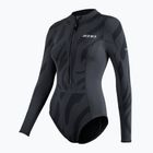 Dámske jednodielne plavky ZONE3 Yulex black/grey