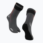 Pánske ponožky Smartwool Performance Hike Light Cushion Striped Mid Crew tmavohnedá/prírodná marl