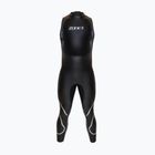 Pánsky triatlonový neoprén ZONE3 Glide Sleeveless Wetsuit black/grey