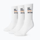 Pánske ponožky BOXRAW We Don't Play Boxing Crew 3 pairs white