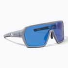 Slnečné okuliare Endura Singletrack dreich grey/blue revo smoke/clear silver flash mirror