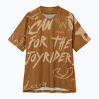 Pánsky cyklistický dres Endura Singletrack Print trail bronze