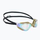 Plavecké okuliare HUUB Thomas Lurz sage/clear gold mirror