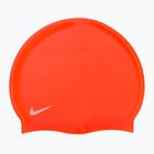 Detská plavecká čiapka Nike Solid Silicone oranžová TESS0106-618