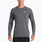 Pánske tréningové tričko s dlhým rukávom Nike Heather black NESSA590-001