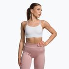 Gymshark Bezšvová podprsenka Bralette s vysokým výstrihom biela