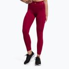 Dámske tréningové legíny Gymshark Pulse burgundy red