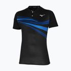 Pánske tenisové tričko Mizuno Shadow Polo čierne 62GA2629