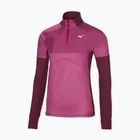 Dámske bežecké tričko s dlhým rukávom Mizuno Hybrid LS Tee magenta haze