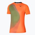 Pánske tenisové tričko Mizuno Release Shadow Tee vibrant orange