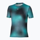 Pánske bežecké tričko Mizuno Core Graphic Tee aquifer