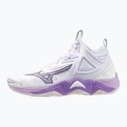 Dámska volejbalová obuv Mizuno Wave Momentum 3 Mid white/patrician purple/quince