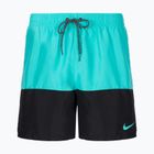 Pánske plavecké šortky Nike Split 5" Volley blue/black NESSB451-339