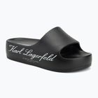Dámske nazúvaky KARL LAGERFELD Kobo II Hotel black eco eva