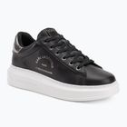 KARL LAGERFELD dámske topánky Kapri Maison black leather w/silver