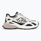 KARL LAGERFELD dámske topánky Orion Sidetrim black leather/textile w/white