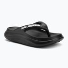 Dámske žabky KARL LAGERFELD Skoona II Hotel Thong black rubber