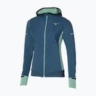 Dámska bežecká bunda Mizuno Warmalite Hybrid Full Zip blue wing teal