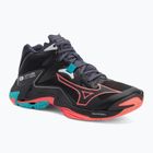 Volejbalová obuv Mizuno Wave Lightning Z8 Mid black/neon flame/peacock blue