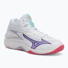 Dámska volejbalová obuv Mizuno Thunder Blade Z Mid white/violet indigo/camelliaros