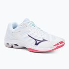Volejbalová obuv Mizuno Wave Voltage 2 white/violet indigo/camellia rose