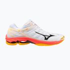 Volejbalové topánky Mizuno Wave Voltage 2 white/fiery coral 2/citrus