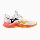 Volejbalové topánky Mizuno Wave Momentum Pro white/fiery coral 2/citrus
