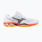 Hádzanárske topánky Mizuno Wave Phantom 3 white/fiery coral 2/citrus