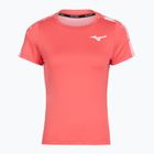 Dámske tenisové tričko Mizuno Daybreakers Printed calypso coral