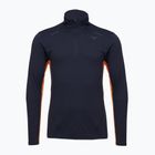 Pánske bežecké tričko longsleeve Mizuno Tech Thermal Charge Half Zip baritone blue