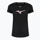 Dámske bežecké tričko Mizuno Core Runbird Tee black/mauve