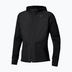 Pánska bežecká bunda Mizuno Warmalite Hybrid Full Zip Hooded black