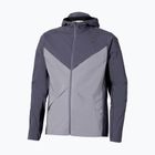 Pánska bežecká bunda Mizuno Tech Thermal Charge Hooded quiksilver