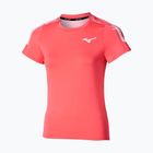 Dámske tenisové tričko Mizuno Daybreakers Printed calypso coral