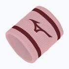 Potítko Mizuno Wristband Short With Line 6P pinkesque/lava falls