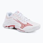 Dámske volejbalové topánky Mizuno Wave Lightning Elite white/rose elegance/lava falls