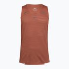 Pánske bežecké tričko Mizuno Tech Light Tank copper brown