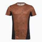 Pánske bežecké tričko Mizuno Active DryAeroFlow Graphic copper brown
